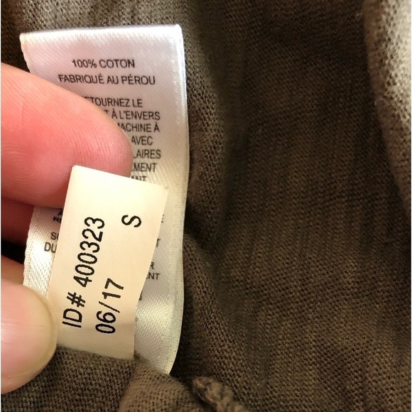 EXPRESS Graphic Tee Shirt "Strength" Women's Size Small Brown Neutral - Picture 6 of 8